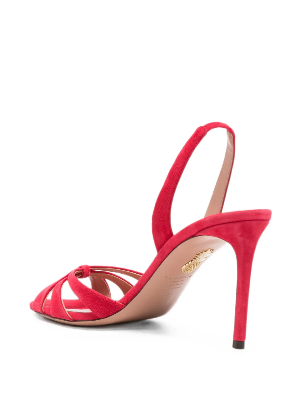 Aquazzura Tati slingback heeled sandals Rood