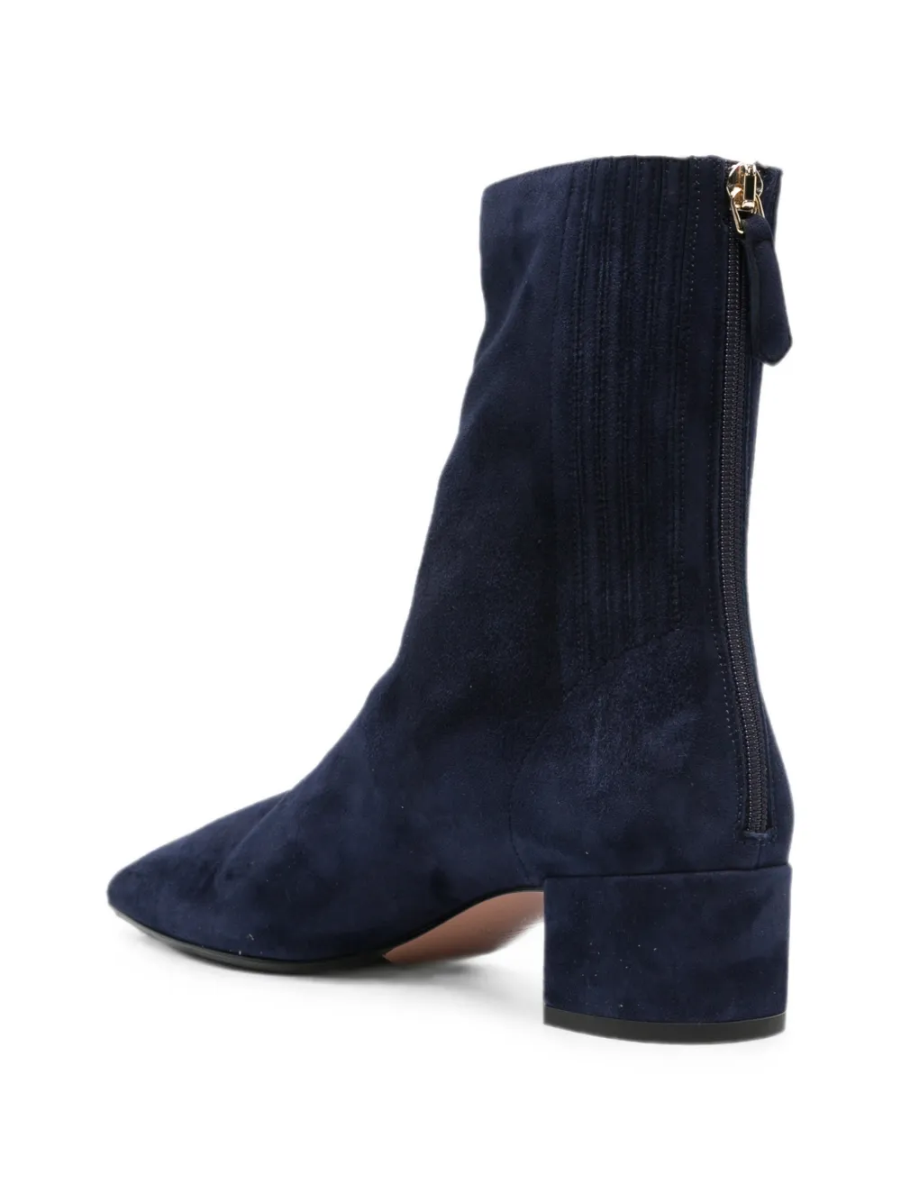 Aquazzura Saint Honoré suede ankle boots Blauw