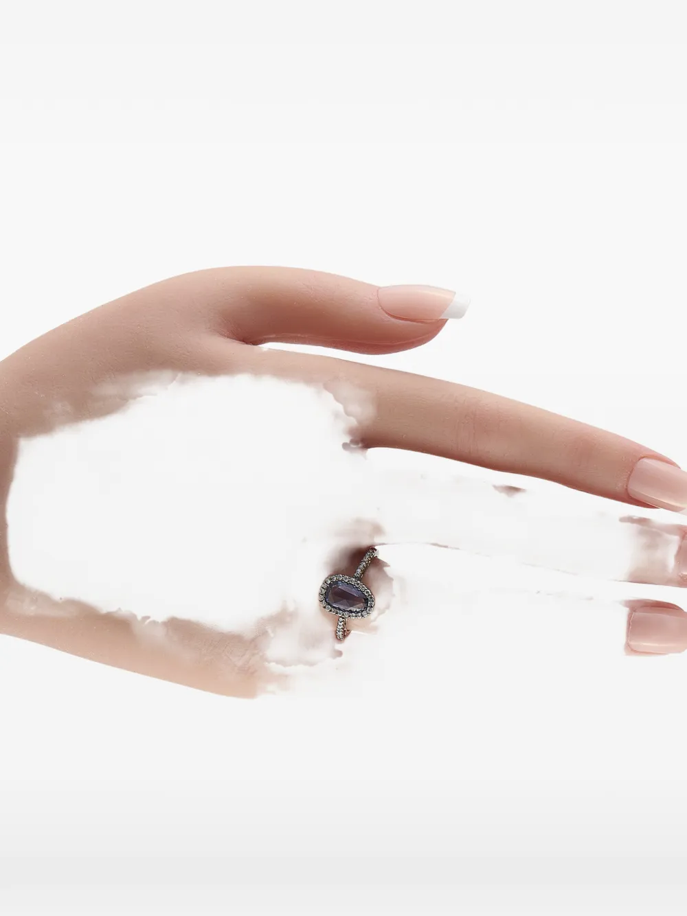 LB Exclusive diamond and sapphire ring - Nero