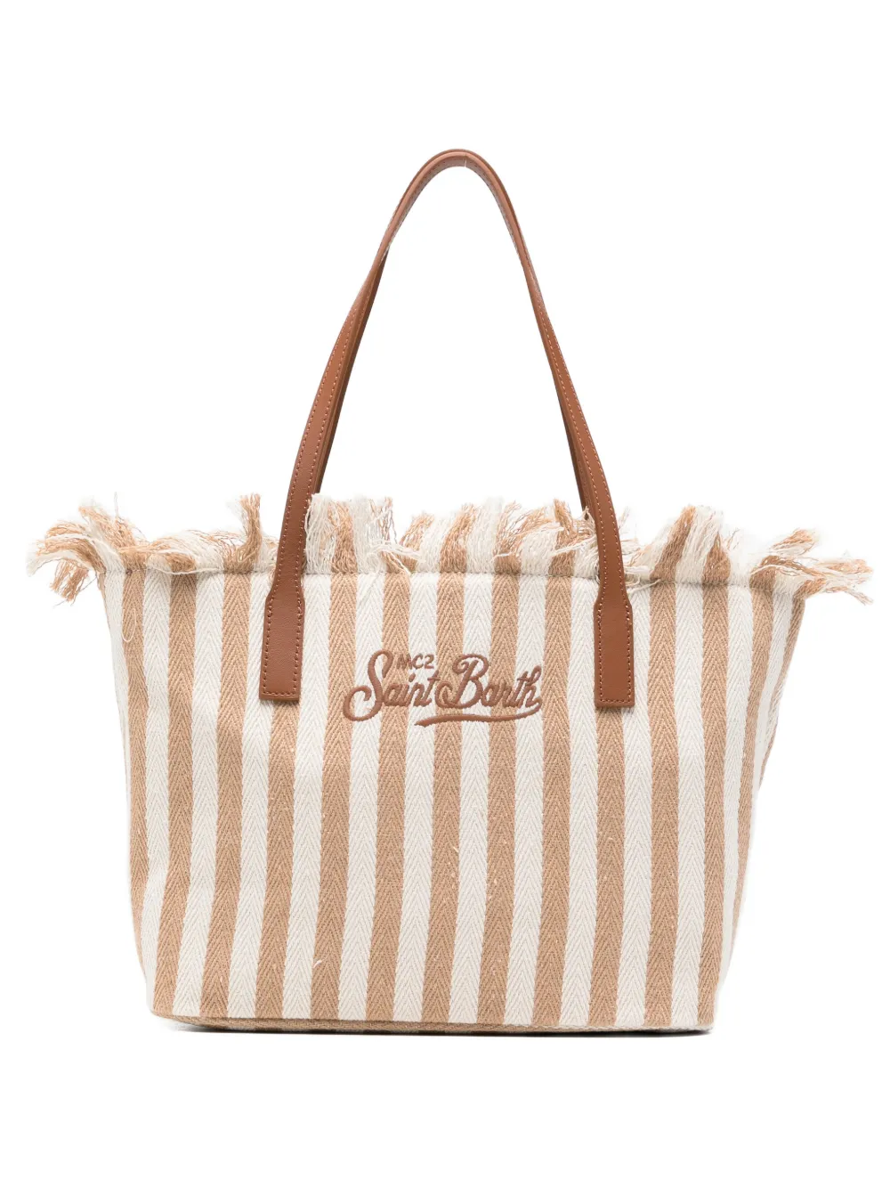 MC2 Saint Barth medium City stripes beach bag