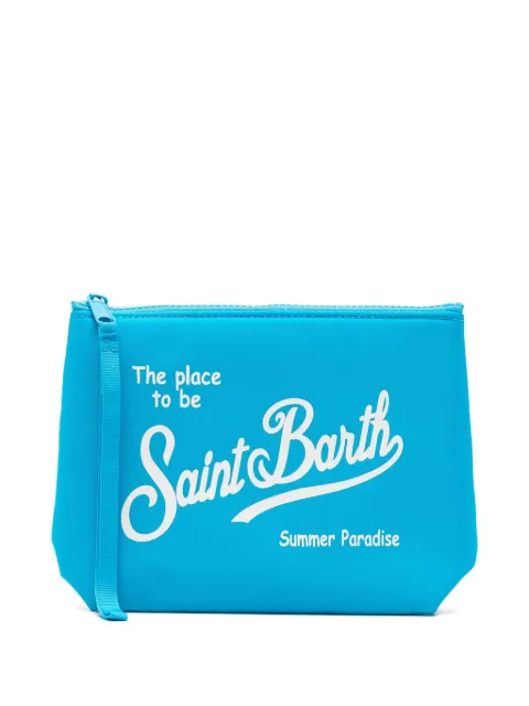 MC2 Saint Barth Aline logo-print clutch bag