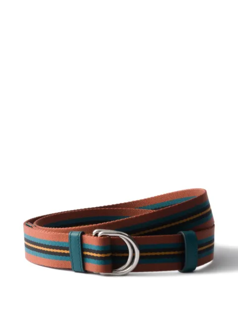 Prada woven nylon belt