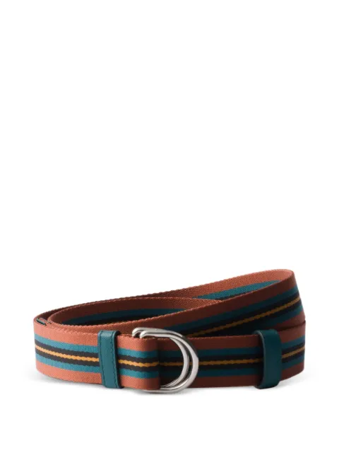 Prada woven nylon belt