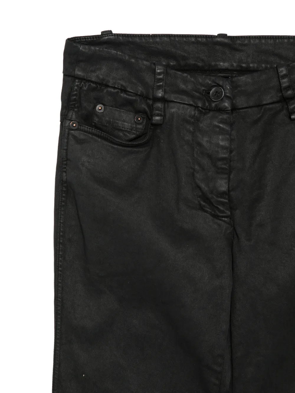  Masnada Pantalones Rectos - Negro 