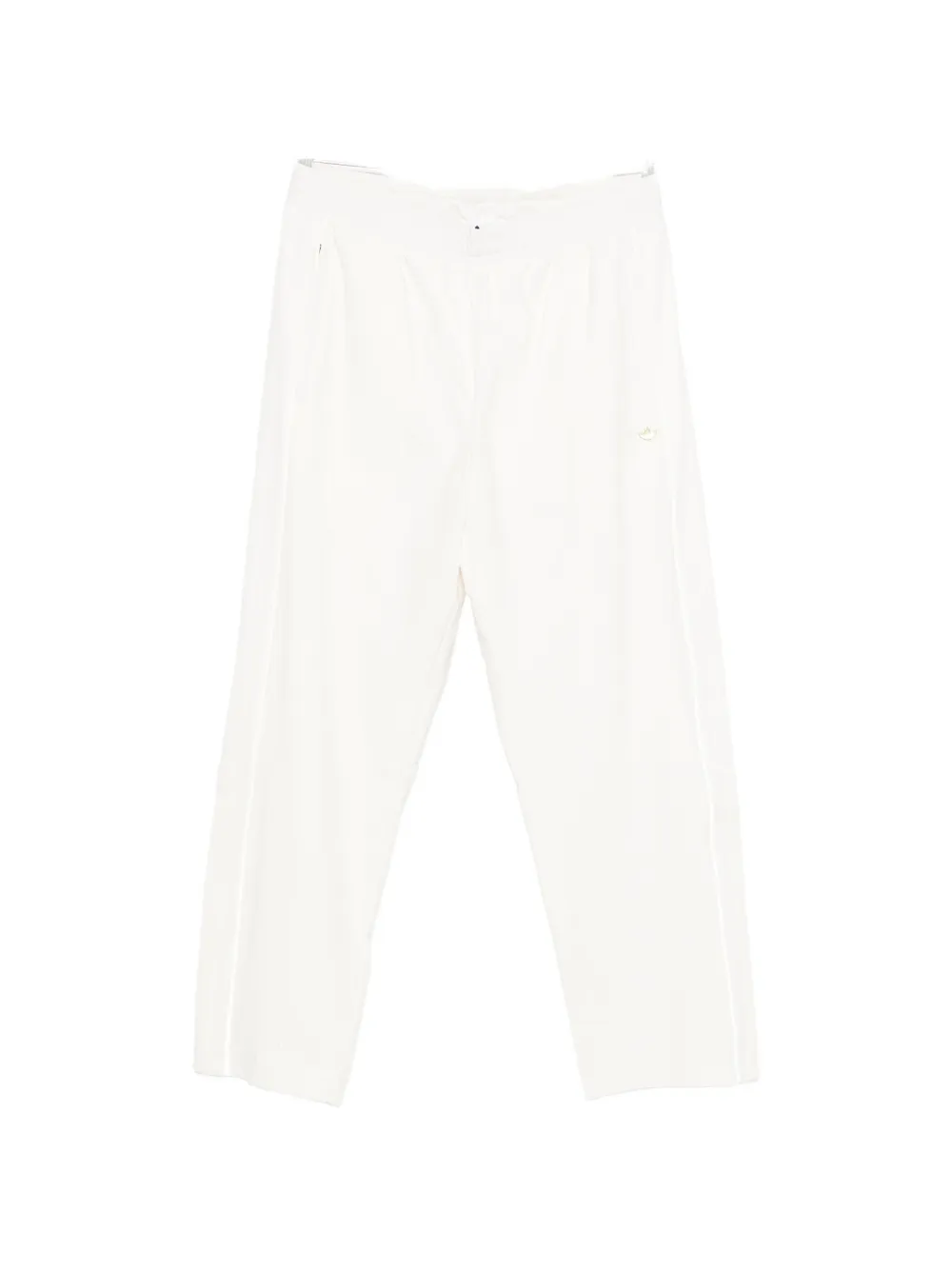 adidas side stripe track pants - Bianco