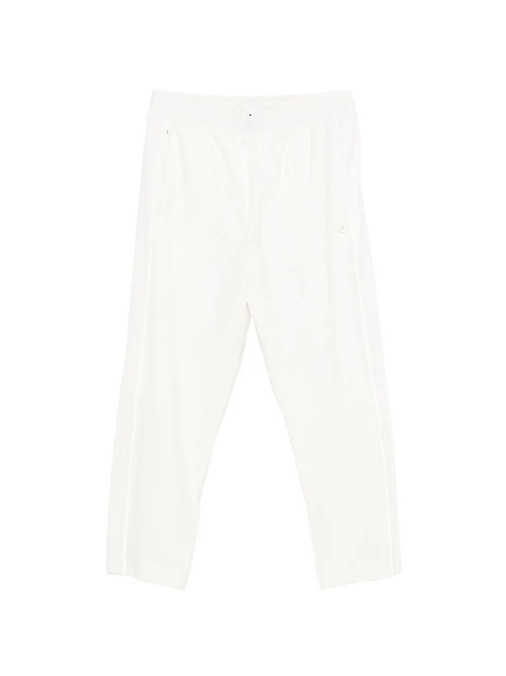 adidas side stripe track pants - Bianco