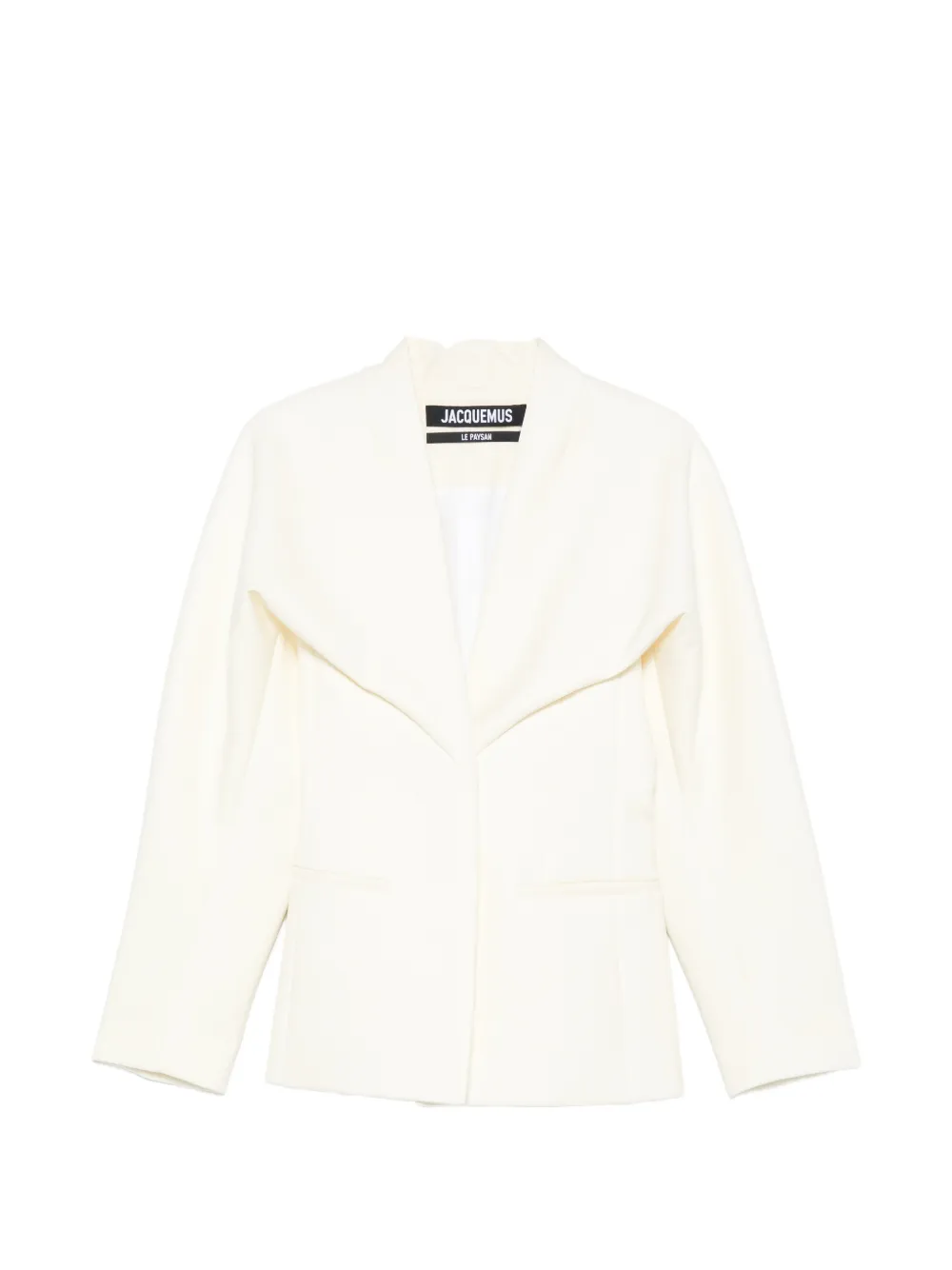 Jacquemus Le Paysan shawl-collar jacket - Bianco