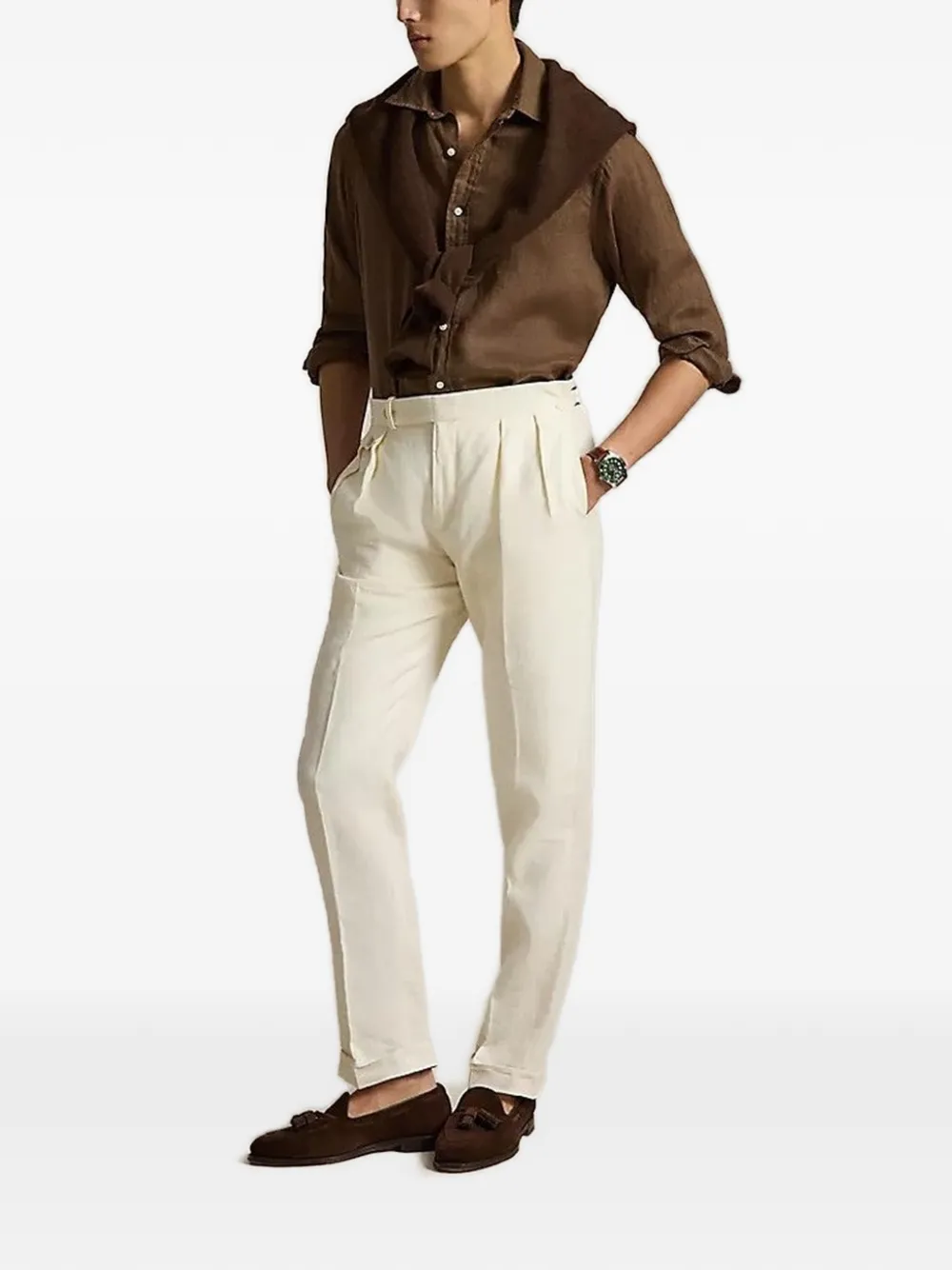  Polo Ralph Lauren Logo Shirt - Brown 
