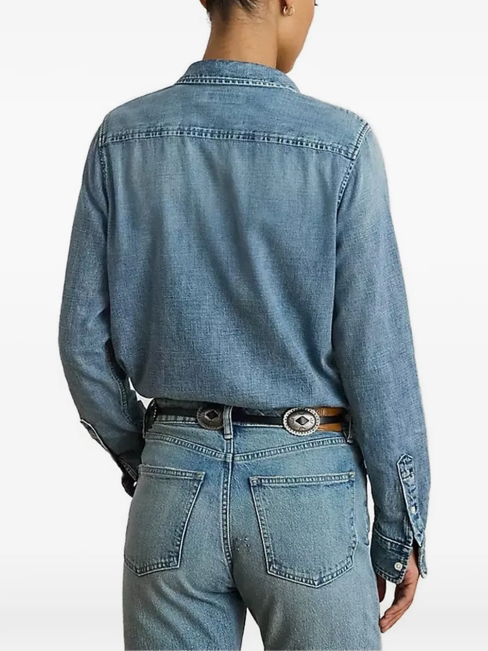  Lauren Ralph Lauren Buttoned Shirt - Blue 
