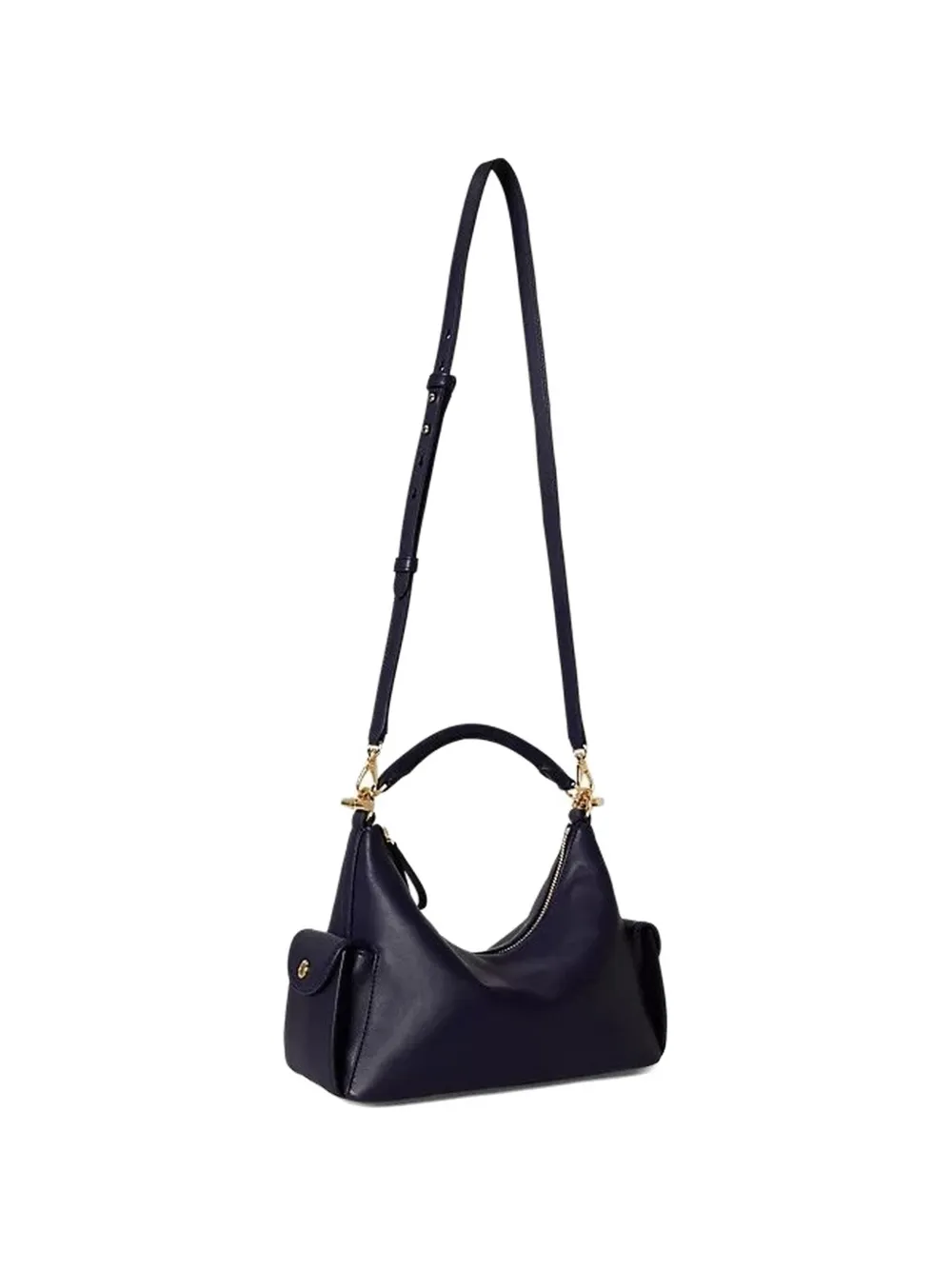 Lauren Ralph Lauren pocket zip tote bag - Blu