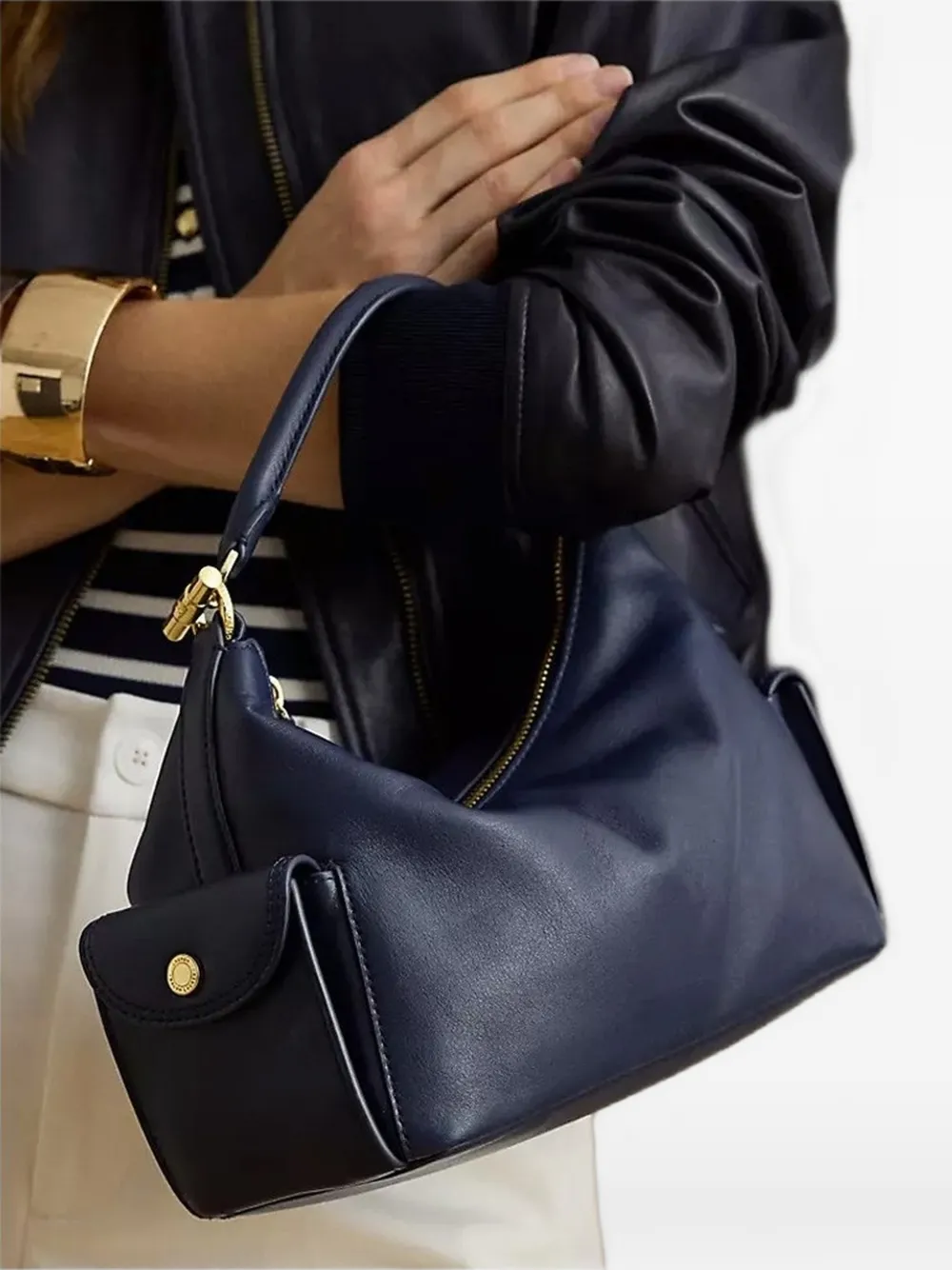 Pocket Zip Tote Bag