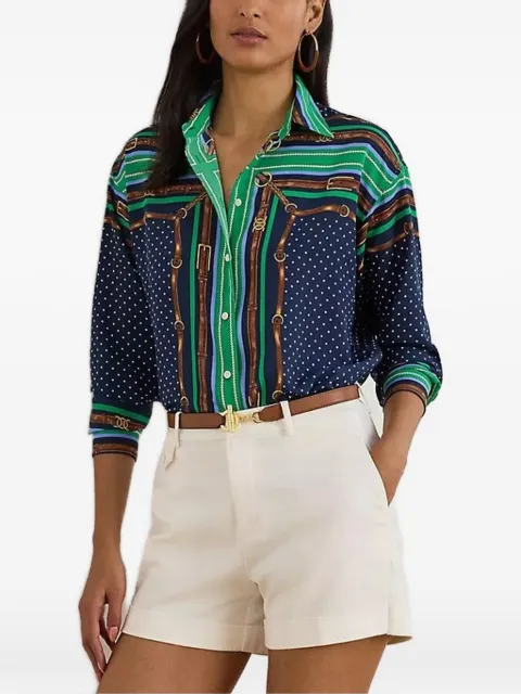 Lauren Ralph Lauren рубашка в горох