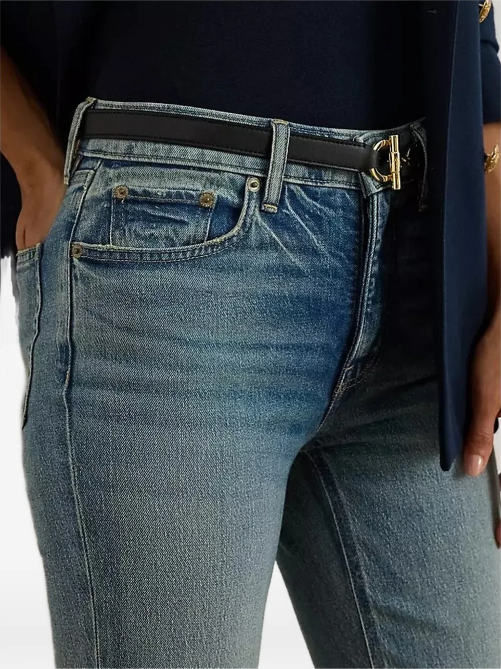 Lauren Ralph Lauren Jeans met zakken Blauw