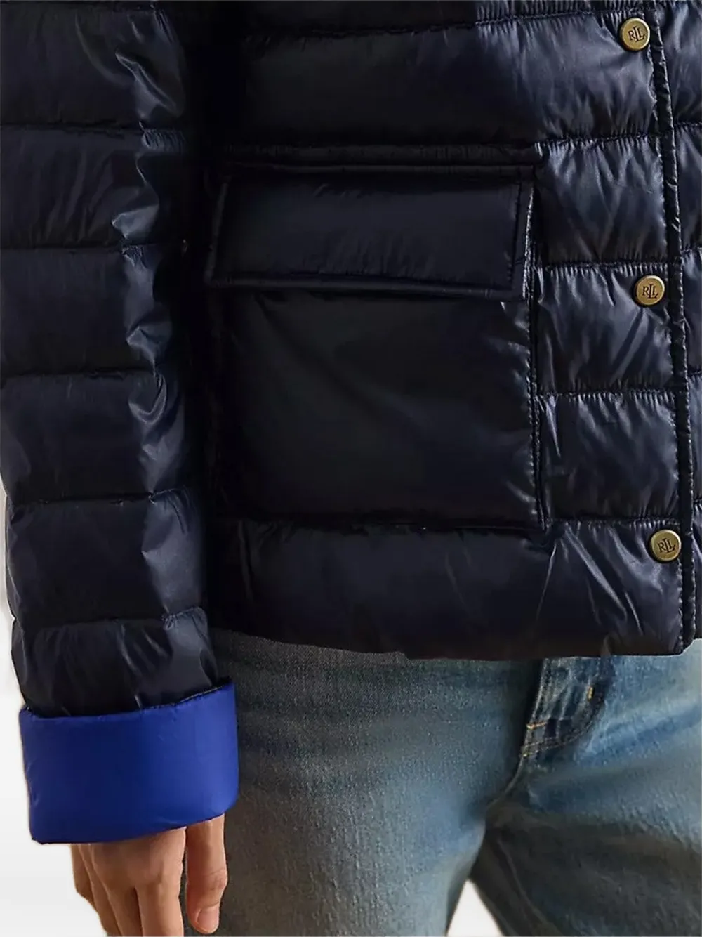 Buttoned Quilted Jacket