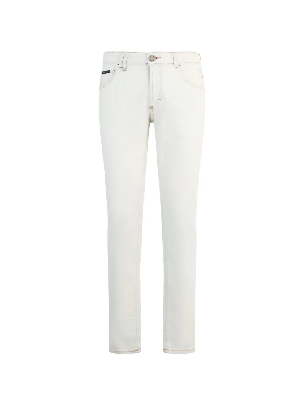 Philipp Plein Jeans Super Straight - Bianco