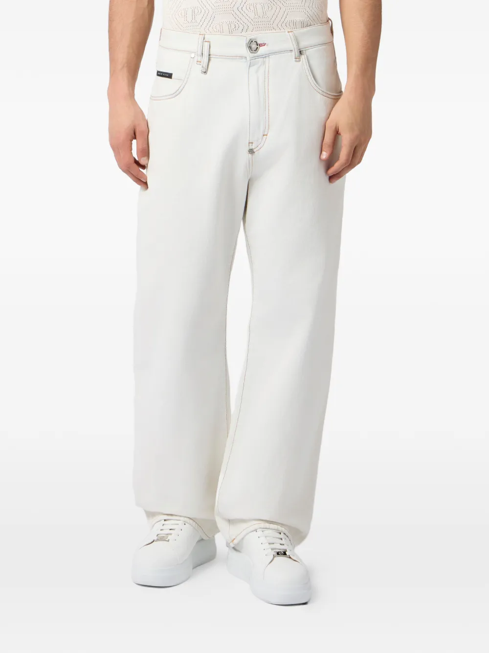  Philipp Plein Vaqueros Beach Boy - Blanco 