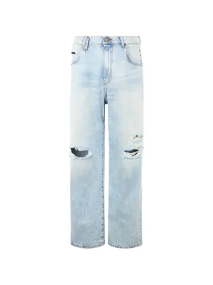 Off-White スリムジーンズ | ブルー | FARFETCH JP