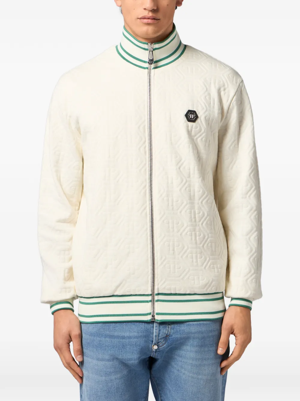 Philipp Plein Jack met monogram-print Wit