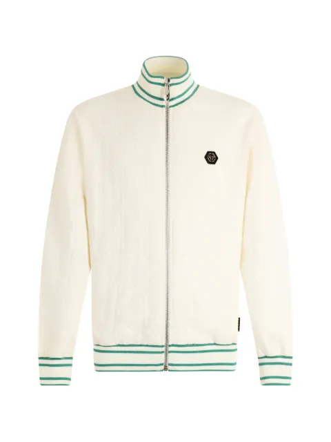 Philipp Plein monogram-pattern track jacket