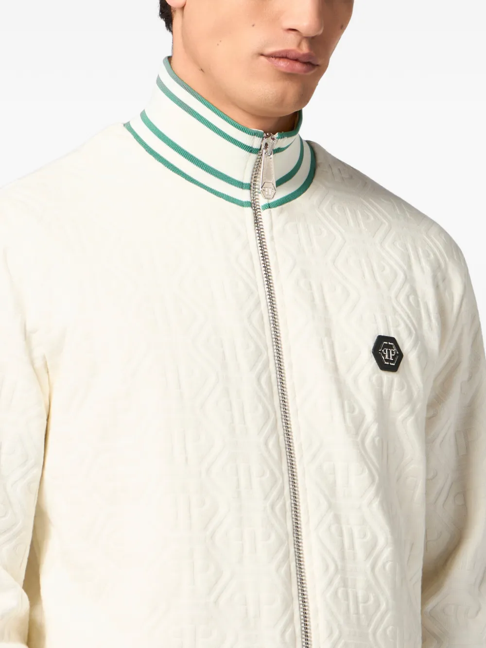 Philipp Plein Jack met monogram-print Wit