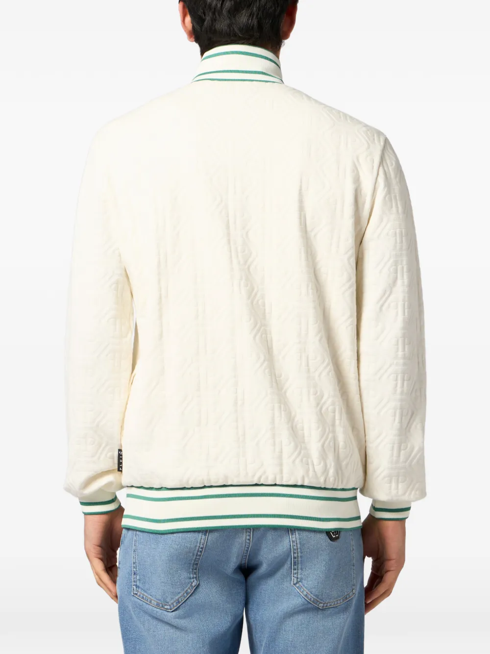 Philipp Plein Jack met monogram-print Wit