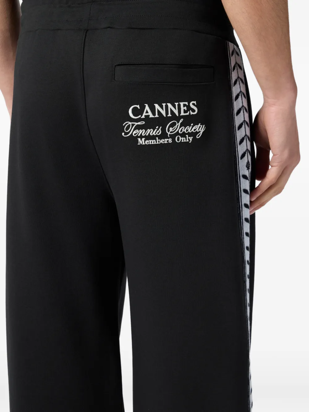 Philipp Plein Trainingsbroek met zijstreep Zwart