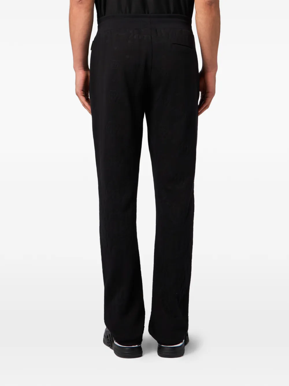 Philipp Plein Trainingsbroek met monogram Zwart