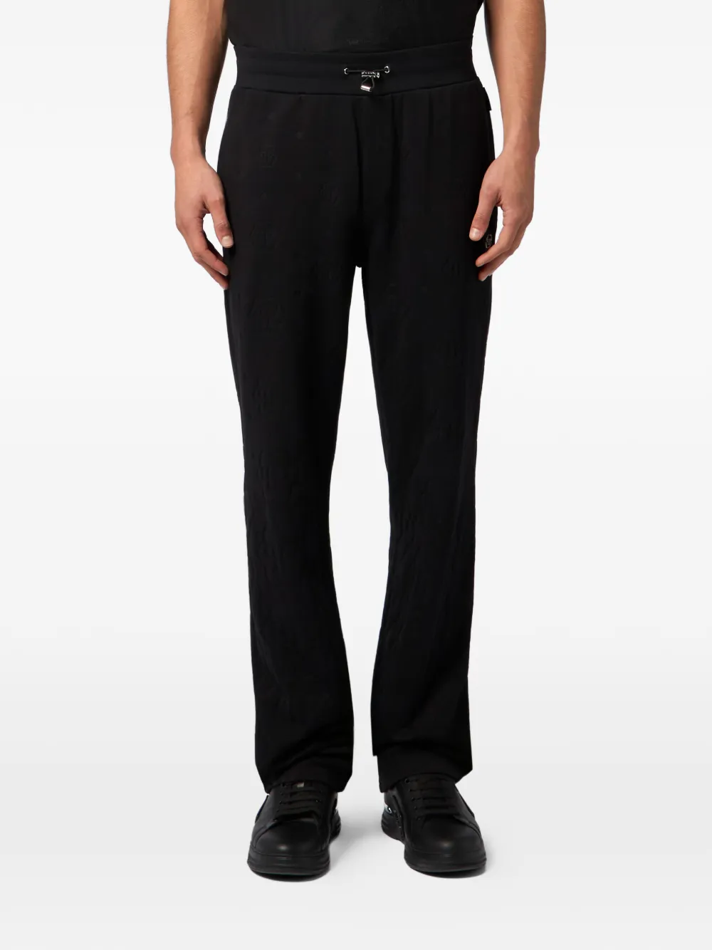 Philipp Plein Trainingsbroek met monogram Zwart