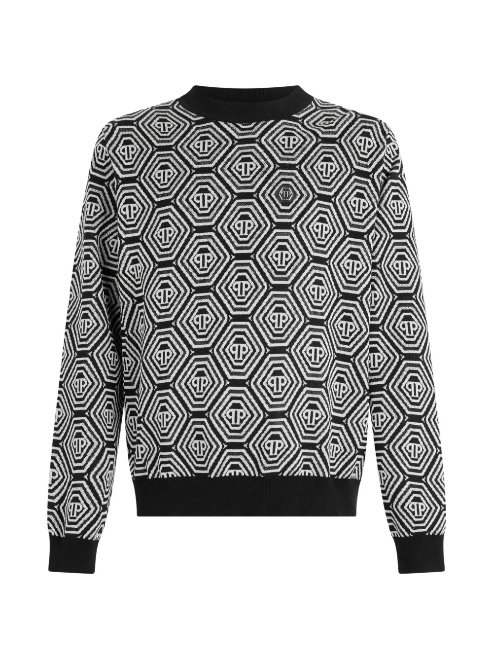 Philipp Plein monogram-pattern sweater