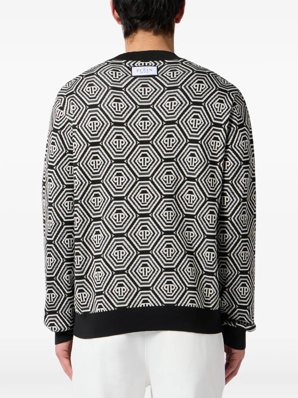 Philipp Plein Trui met monogram Zwart