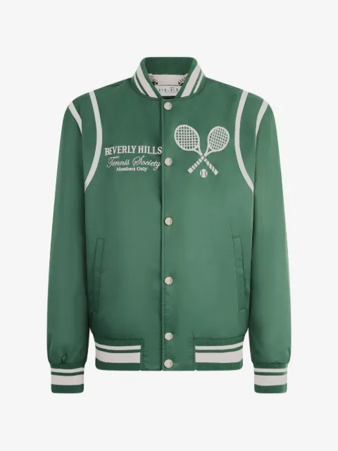 Philipp Plein Langärmelige Tennis Club Bomberjacke