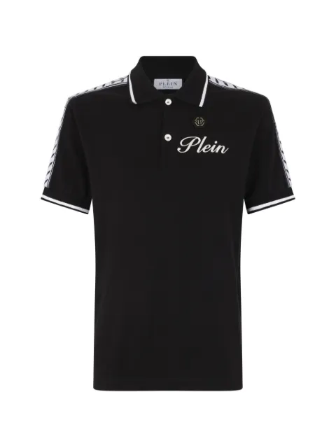 Philipp Plein logo-tape polo shirt