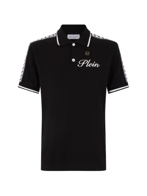 Philipp Plein Camisa polo com faixa de logo