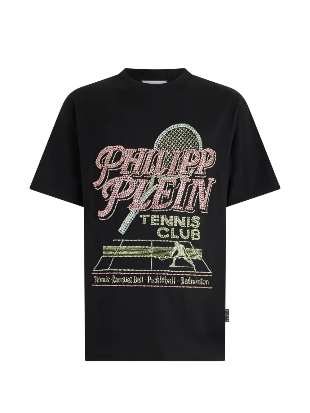 Philipp Plein T-shirt girocollo Tennis Club - Nero