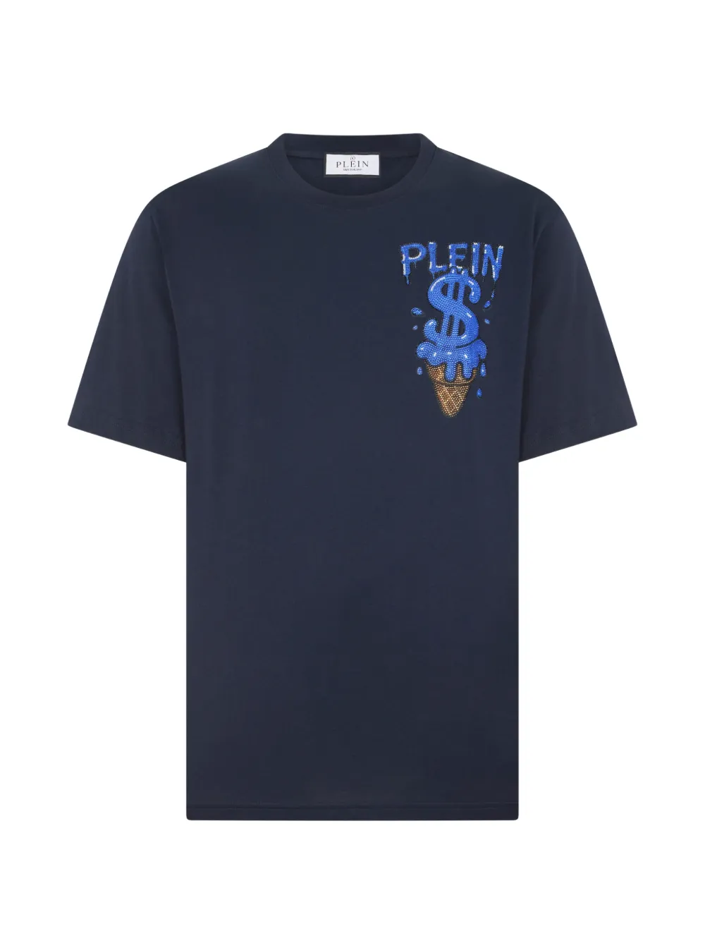 Philipp Plein Ice Cream Dollar T-Shirt - Blau