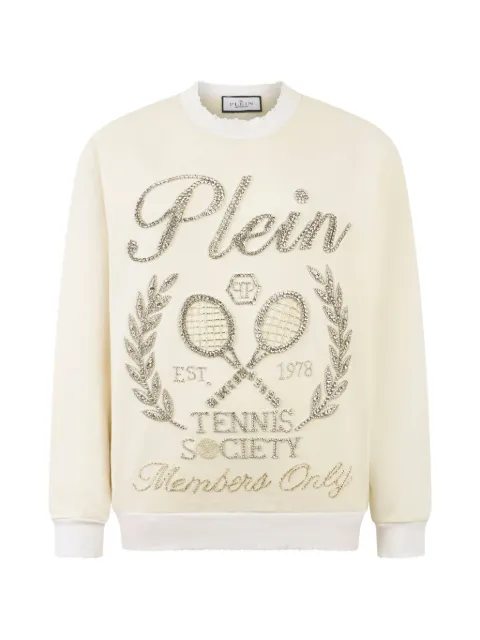 Philipp Plein sudadera con logo en el pecho