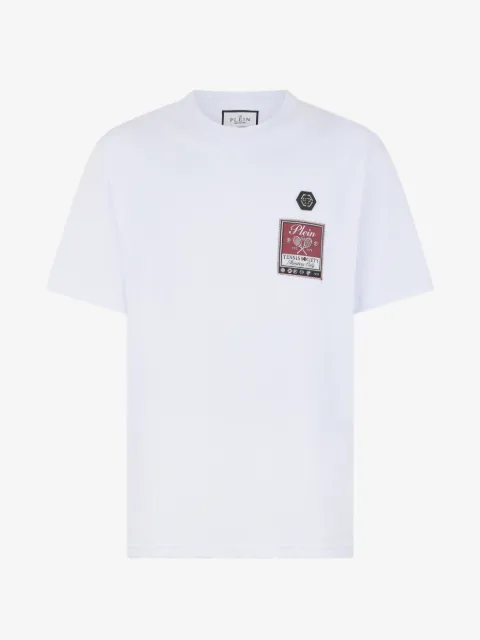 Philipp Plein round neck T-shirt Tennis Society label