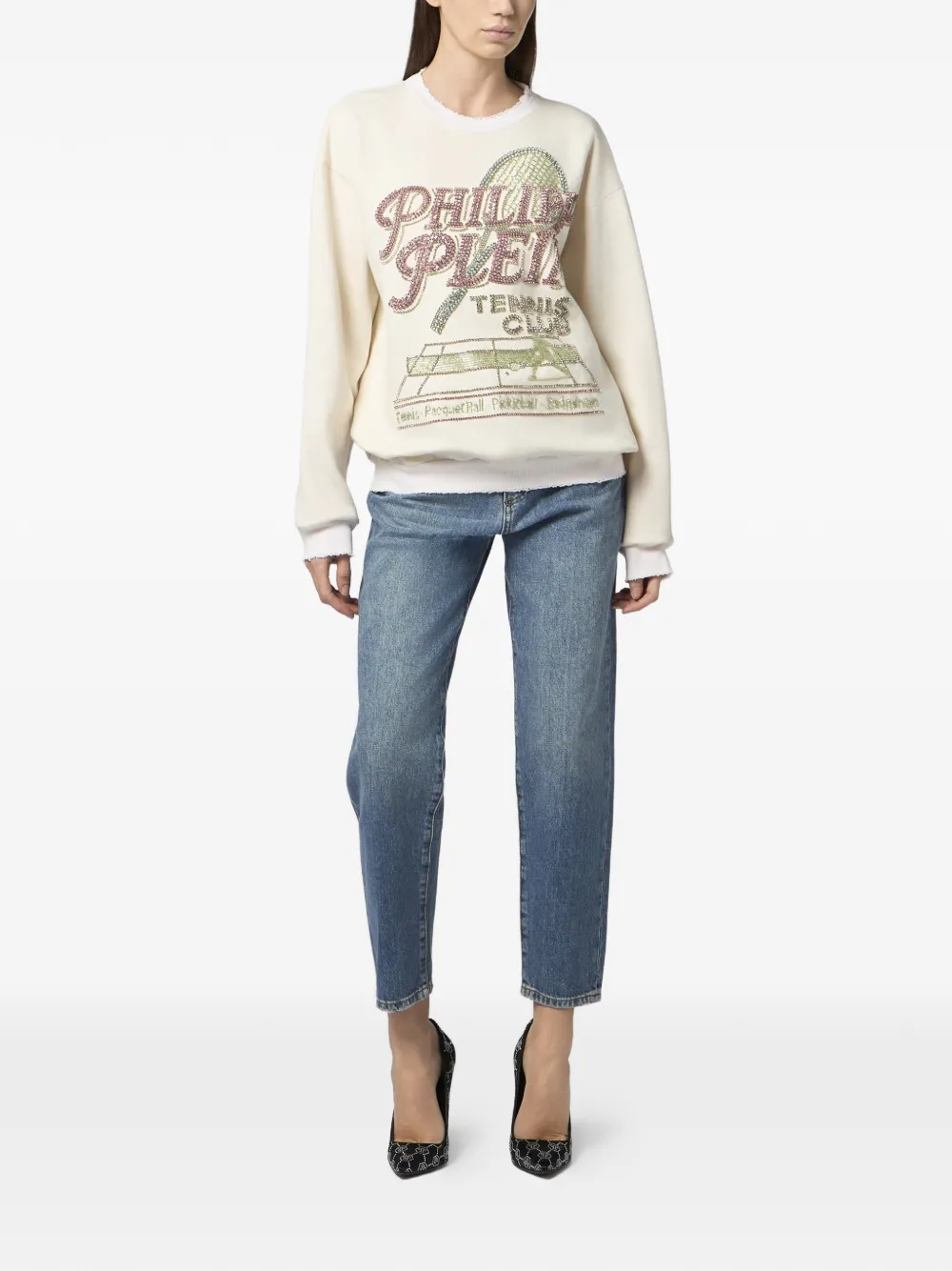  Philipp Plein Sudadera Tennis Club - Blanco 