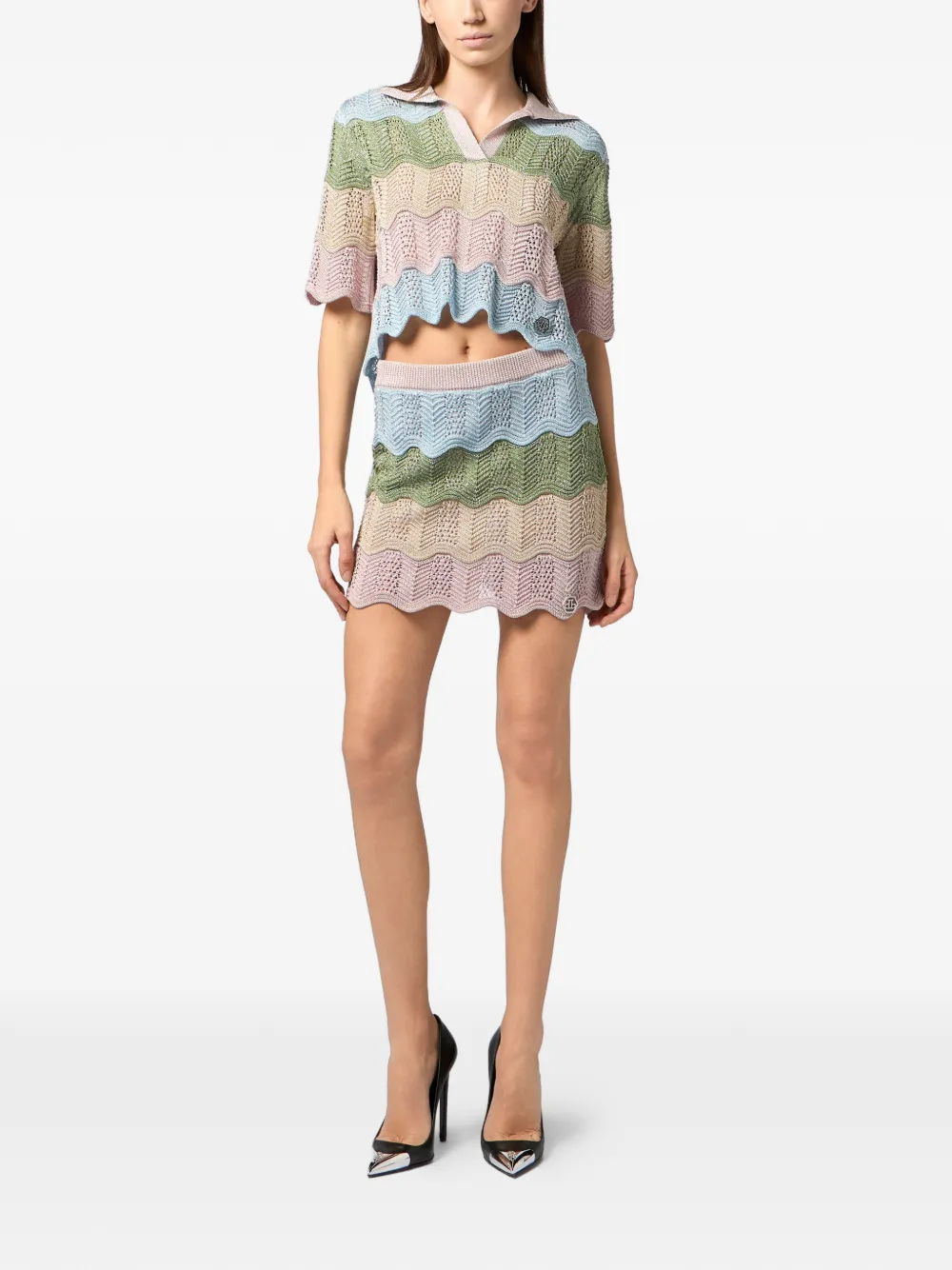 Philipp Plein Mini-rok Roze