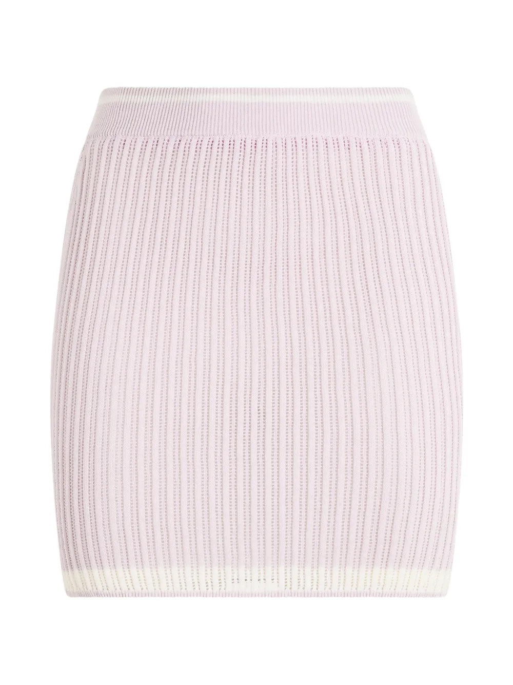 Philipp Plein mini knitted skirt - Purple