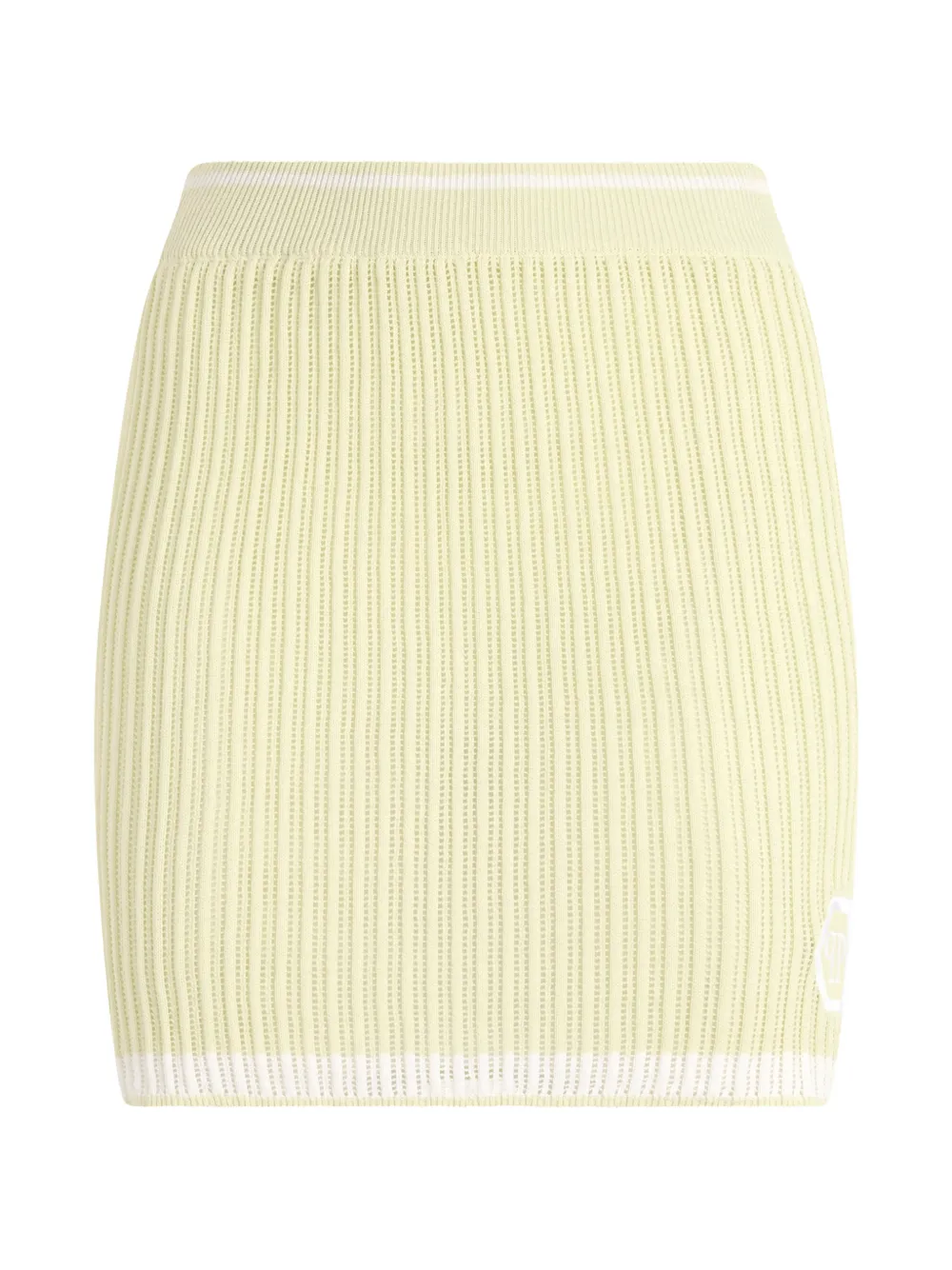 Philipp Plein mini knitted skirt - Giallo