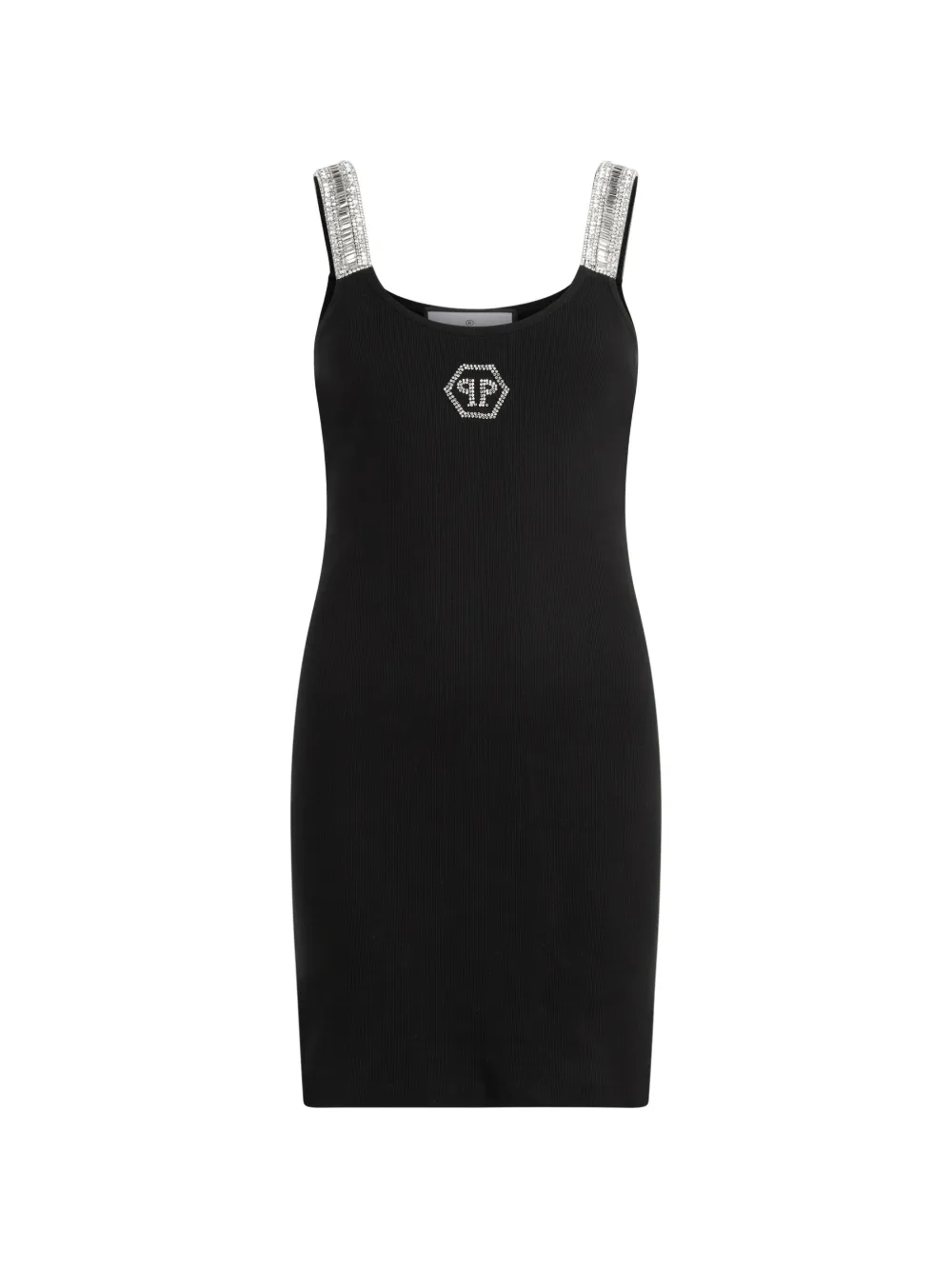 Philipp Plein Abito con strass - Nero