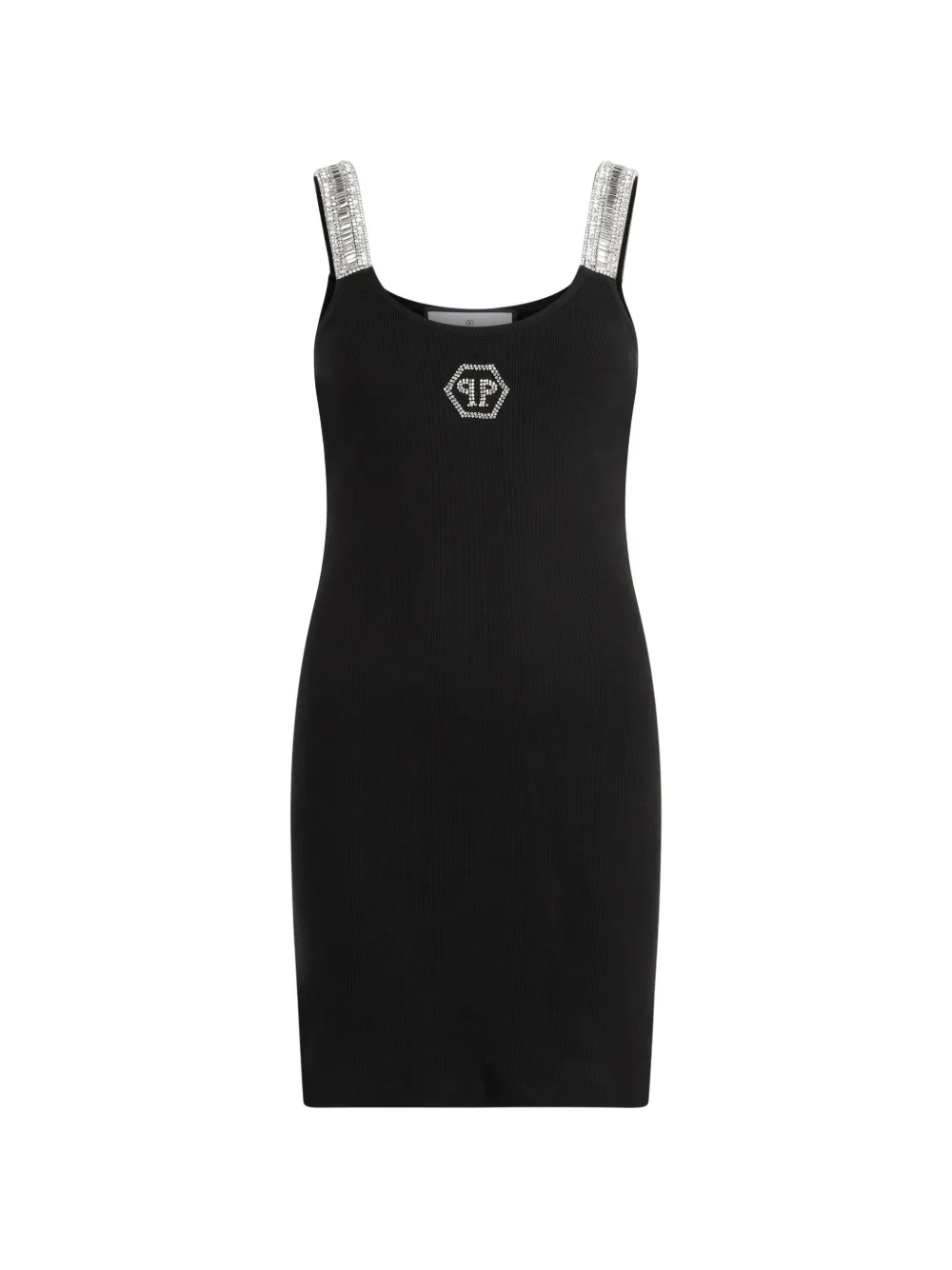 Philipp Plein Abito con strass - Nero