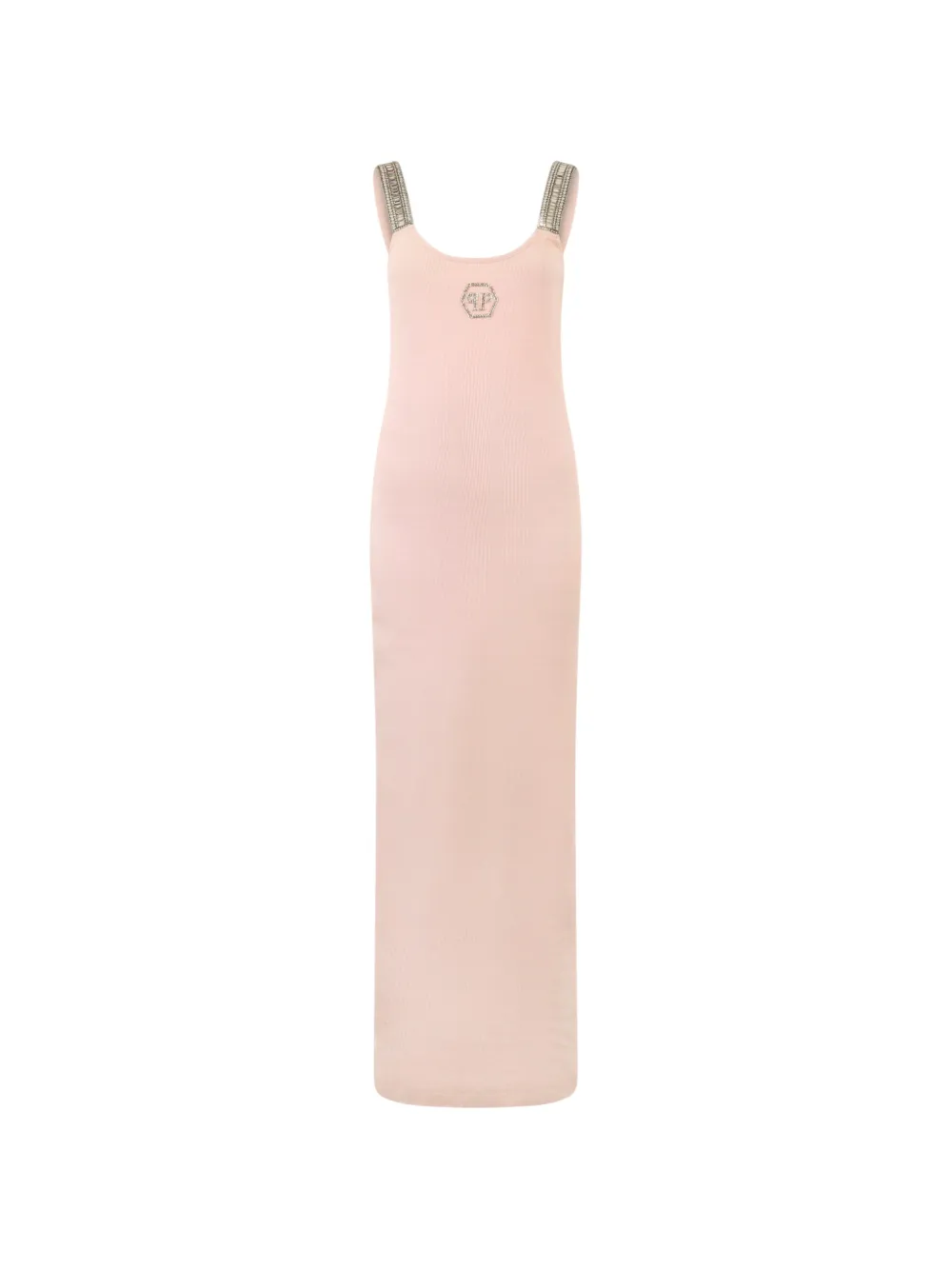 Philipp Plein Trägerkleid mit Strass - Rosa