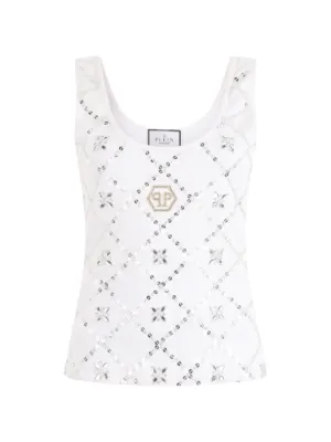 Dolce & Gabbana polka-dot Corset Top | White | FARFETCH
