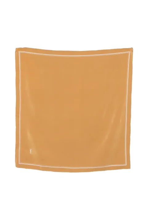 Saint Laurent Pre-Owned tørklæde med kant fra 1990'erne