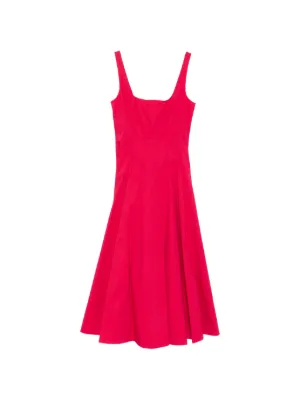 chinese dress ladies Orange Aubree Midi Dress