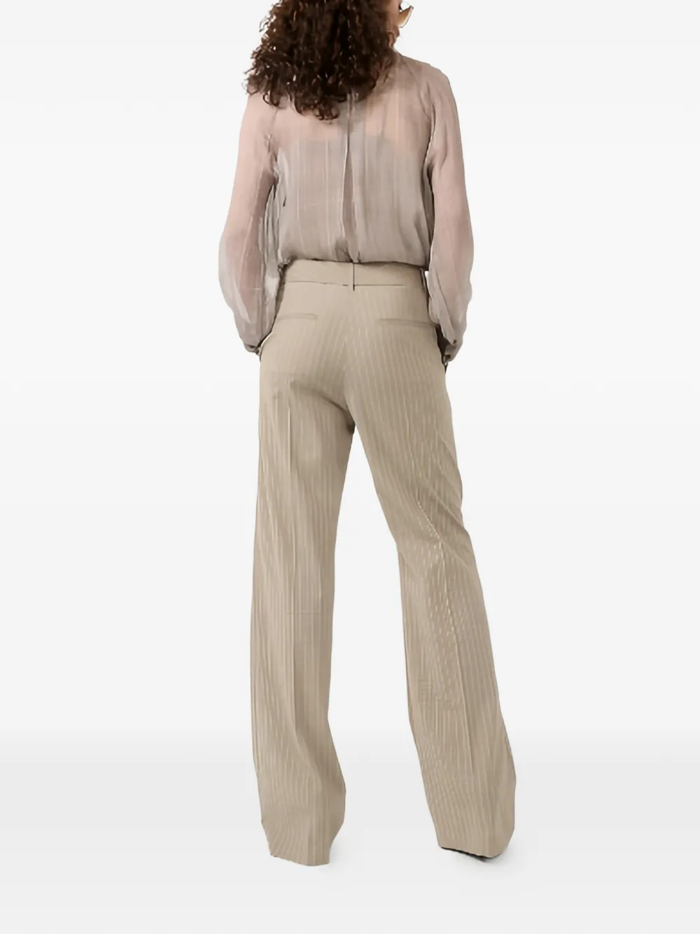Barbara Bui Broek met krijtstreep Beige
