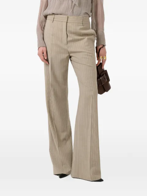 Barbara Bui pantalones con rayas diplomáticas estampadas