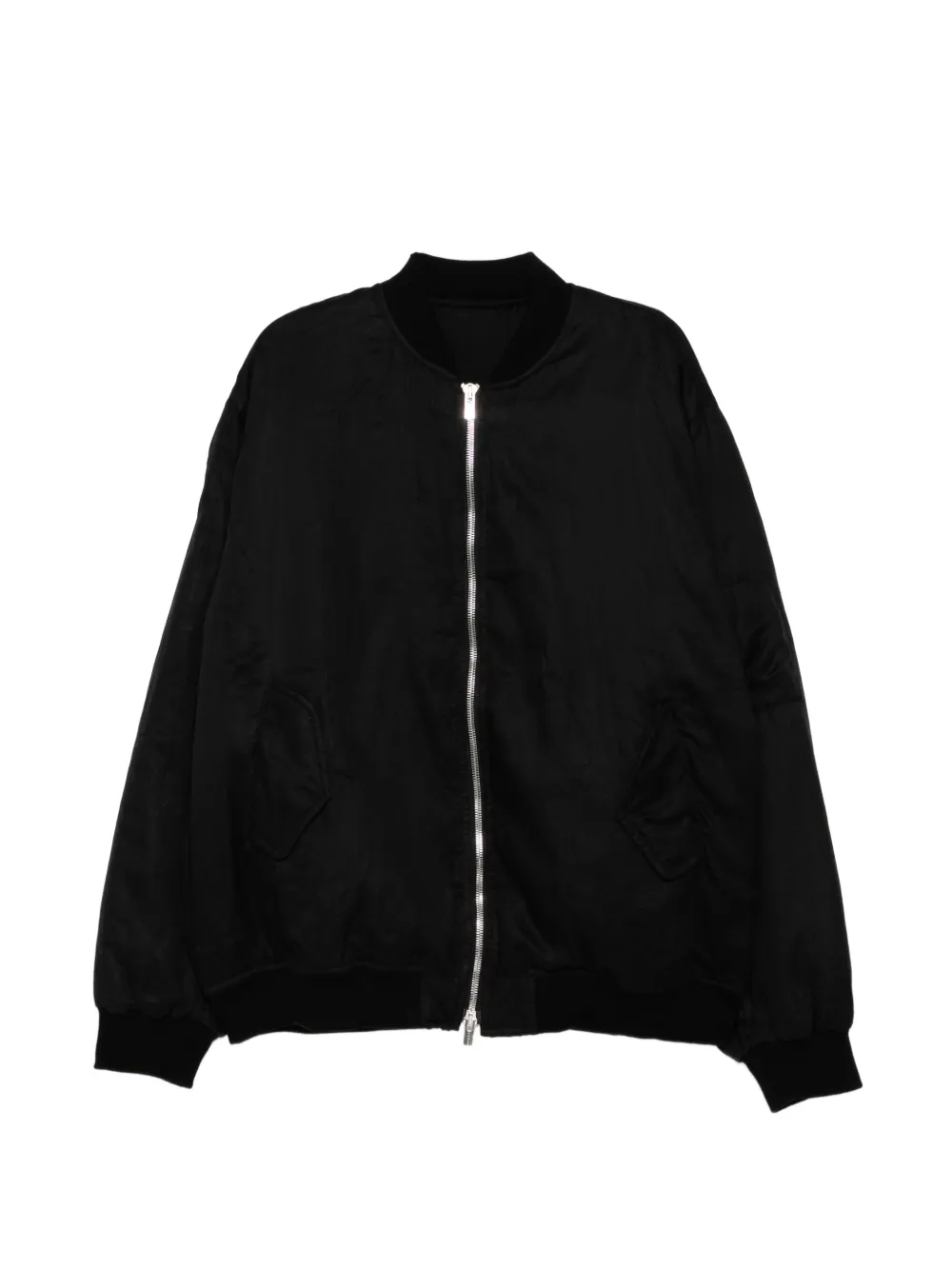 A Diciannoveventitre logo-patch bomber jacket - Nero